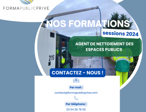 Formation : Agent de nettoiement des espaces publics.